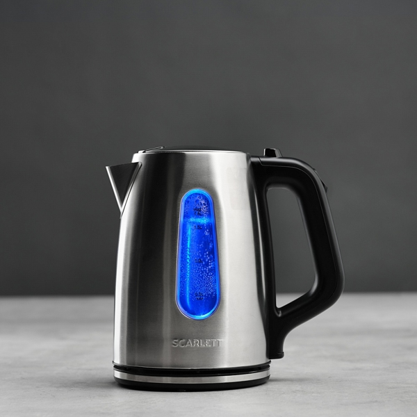 ელექტრო ჩაიდანი Scarlett SC-EK21S101, 2200W, 1.8L, Electric Kettle, Steel