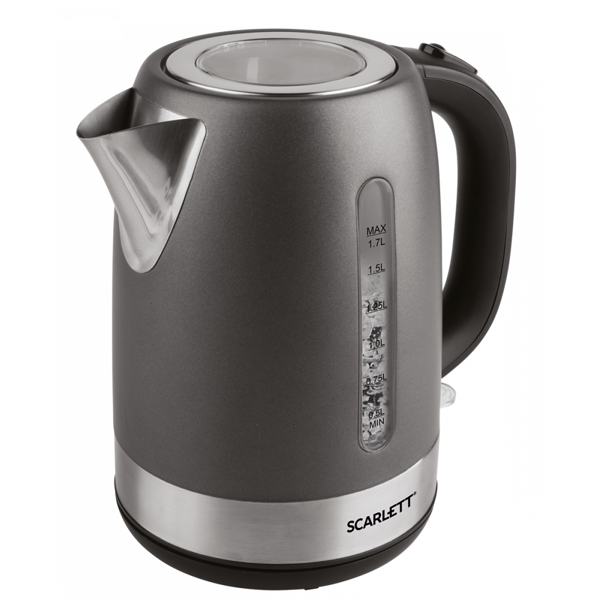 ელექტრო ჩაიდანი Scarlett SC-EK21S71, 2200W, 1.7L, Electric Kettle, Steel