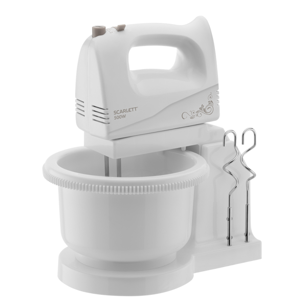 მიქსერი Scarlett SC-HM40B03, 500W, Mixer, White