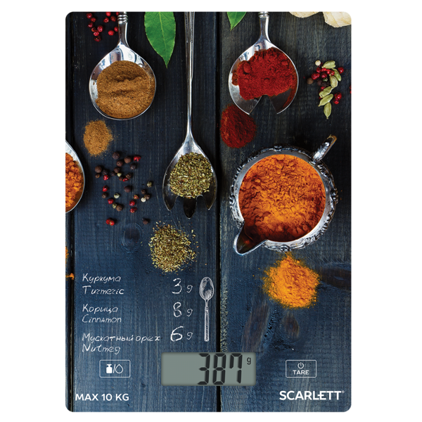 სამზარეულოს სასწორი Scarlett SC-KS57P68, Kitchen Scale