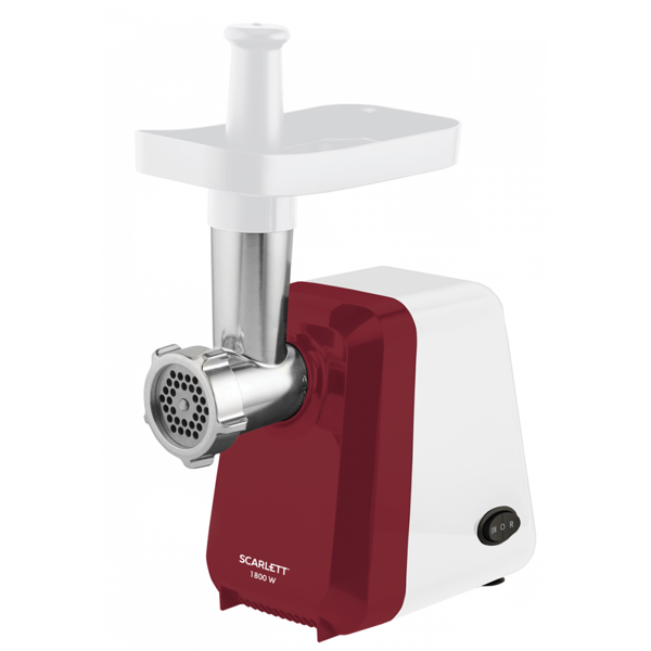 ხორცსაკეპი Scarlett SC-MG45S62, 1800W, Meat Grinder, White/Red