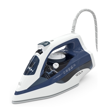 ორთქლის უთო Tesla IR301BL, 2600W, 400ML, Steam Iron, White/Blue