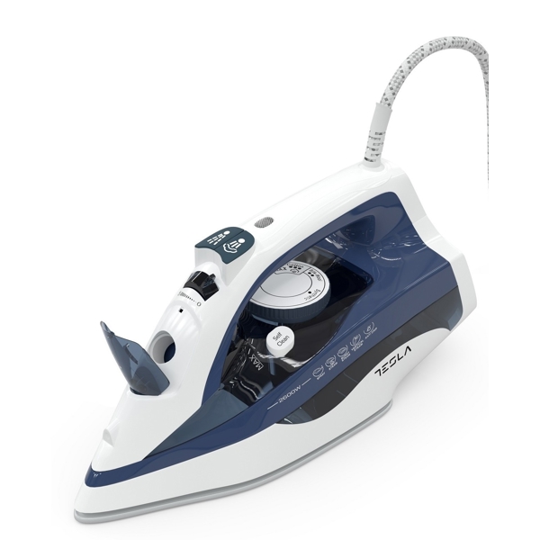 Tesla IR301BL, 2600W, 400ML, Steam Iron, White/Blue