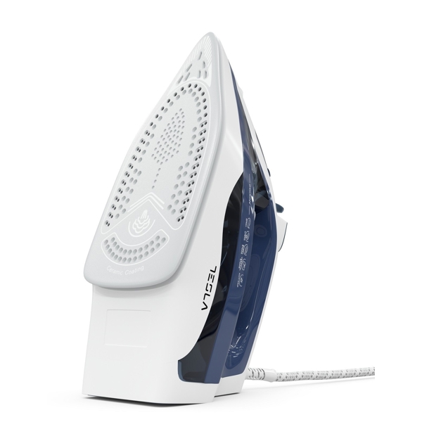 ორთქლის უთო Tesla IR301BL, 2600W, 400ML, Steam Iron, White/Blue