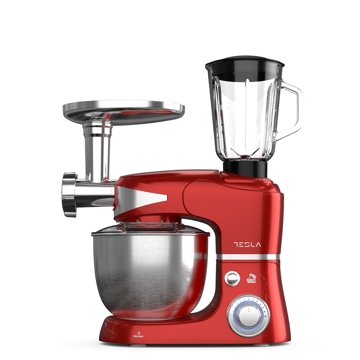 სამზარეულოს კომბაინი Tesla KR600RA, 5L,  Food Processor, Red