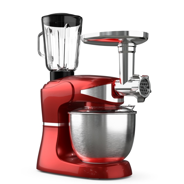 სამზარეულოს კომბაინი Tesla KR600RA, 5L,  Food Processor, Red