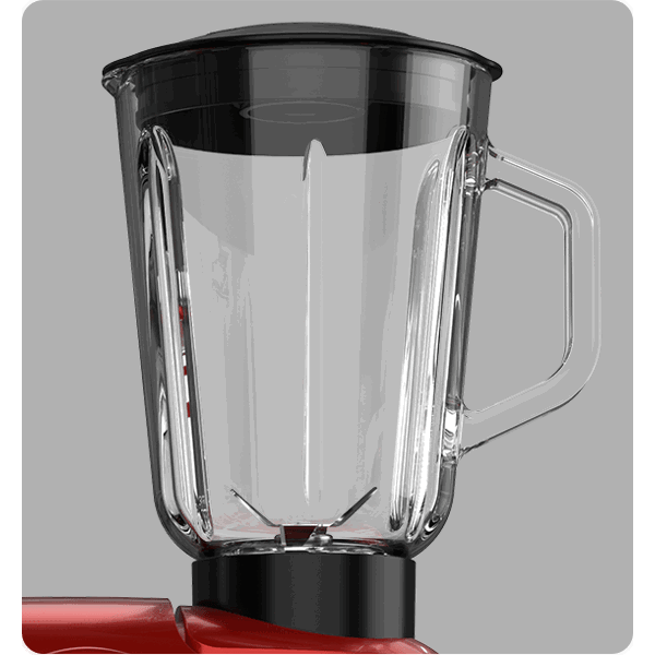 სამზარეულოს კომბაინი Tesla KR600RA, 5L,  Food Processor, Red