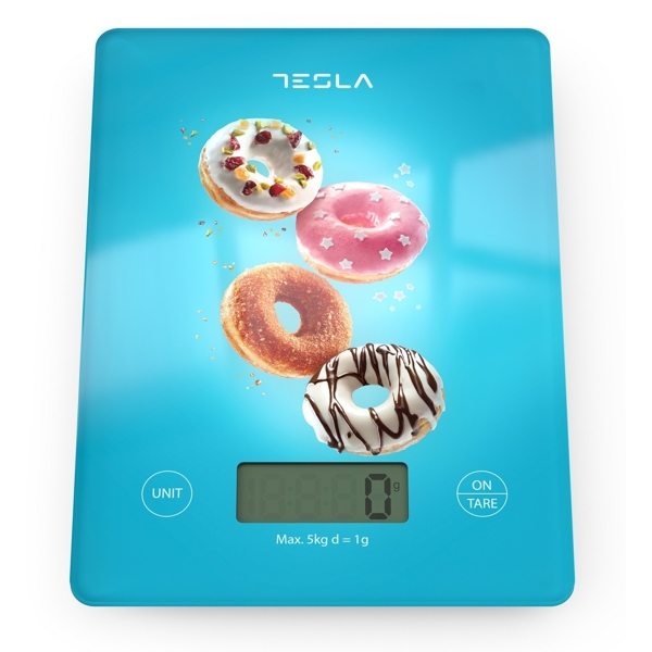 სამზარეულოს სასწორი Tesla KS100BL, Kitchen Scale