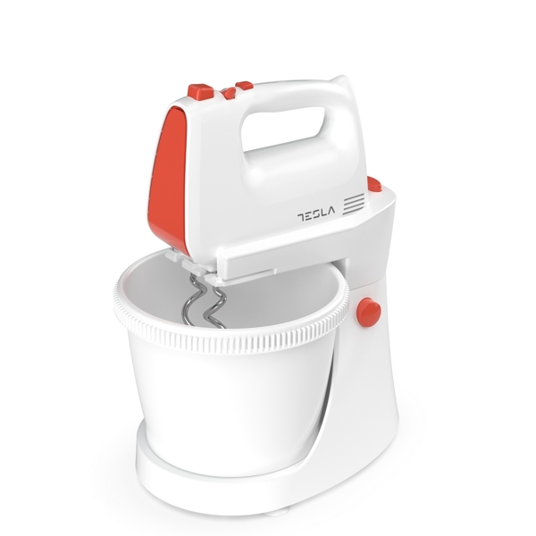 მიქსერი Tesla MX501WRB, 500W, Mixer, White/Red