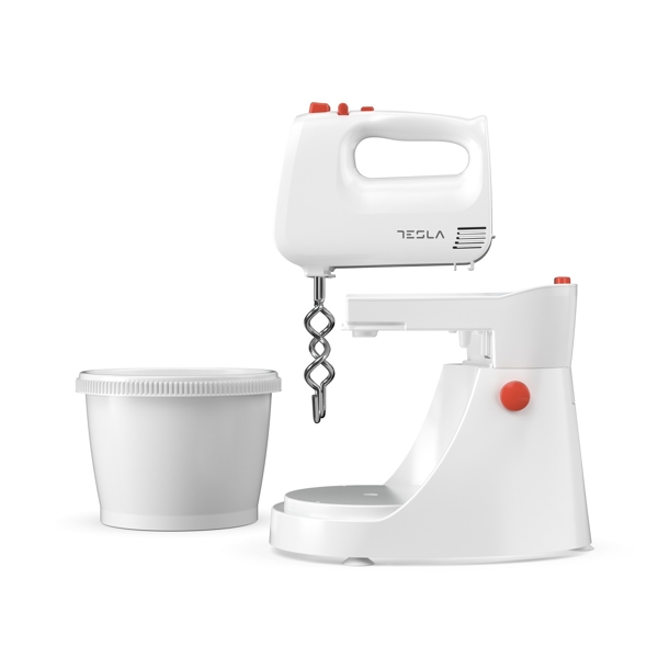 მიქსერი Tesla MX501WRB, 500W, Mixer, White/Red