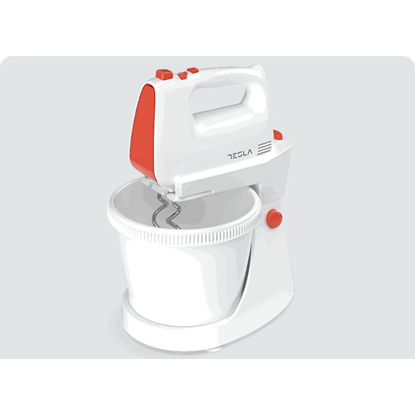 მიქსერი Tesla MX501WRB, 500W, Mixer, White/Red