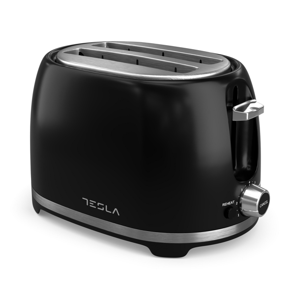 ტოსტერი Tesla TS200BX, 850W, Toaster, Black