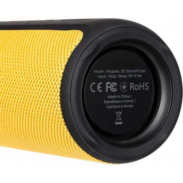 დინამიკი 2E 2E-BSSXTWYW, Bloototh, 3.5mm, Mp3, Portable Speaker, Yellow