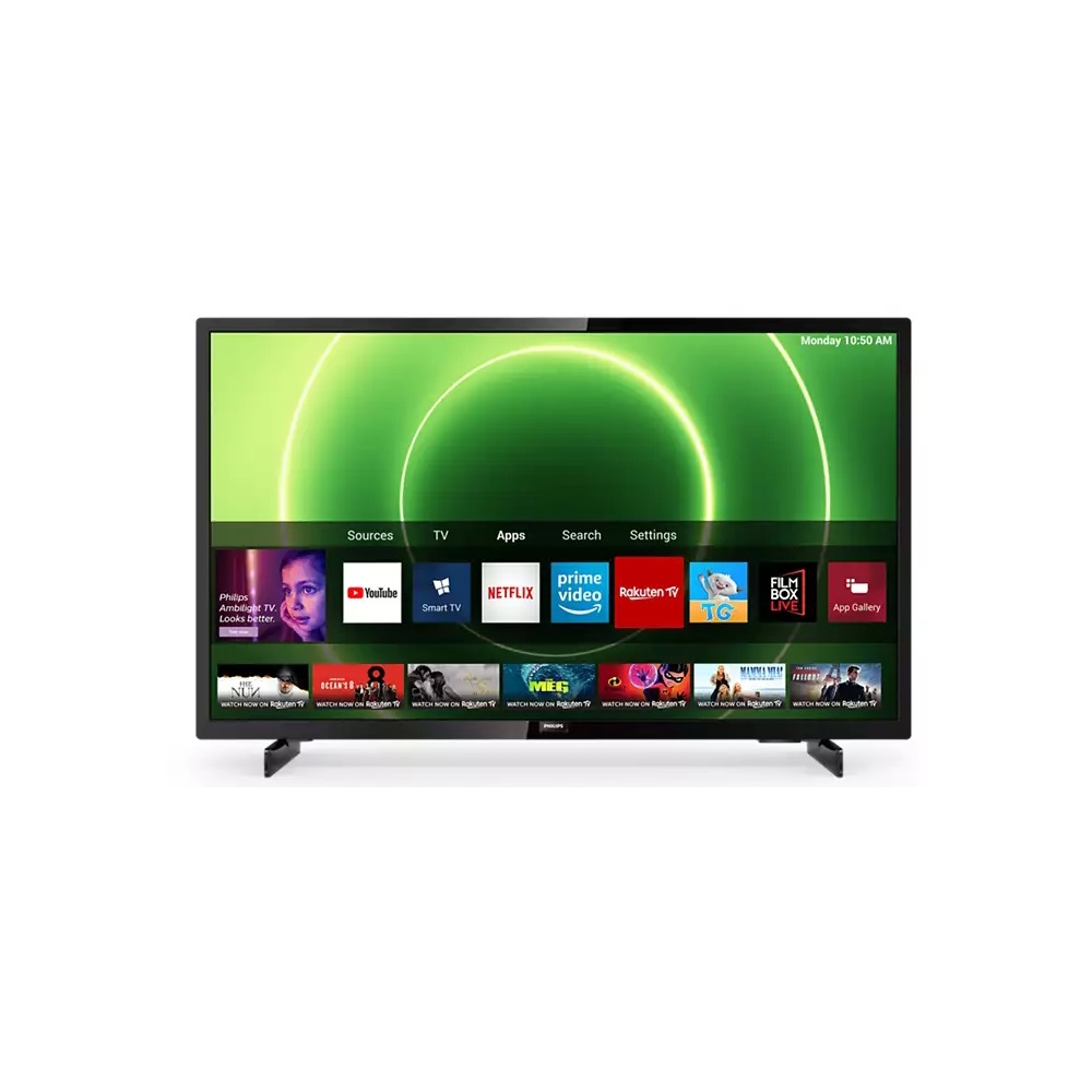ტელევიზორი Philips 32PFS6805/12, 32", FHD, Smart TV, HDMI, USB, CI, RJ-45, Wifi, Black