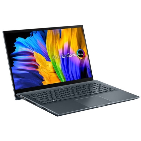 ნოუთბუქი Asus UM535QE-KY328 Zenbook Pro, 15.6", Ryzen 7-5800H, 16GB, 512GB SSD, RTX3050TI 4GB, Grey