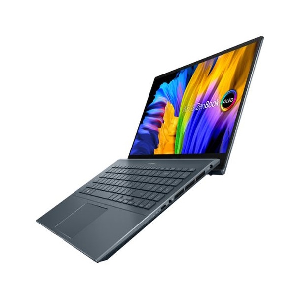 ნოუთბუქი Asus UM535QE-KY328 Zenbook Pro, 15.6", Ryzen 7-5800H, 16GB, 512GB SSD, RTX3050TI 4GB, Grey