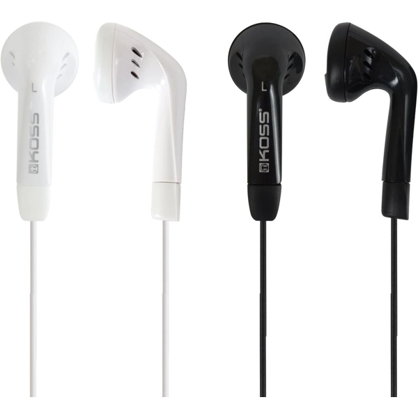 ყურსასმენი Koss 192790.101, Headphone, Wired, 3.5mm, Black/White