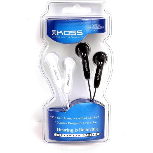 ყურსასმენი Koss 192790.101, Headphone, Wired, 3.5mm, Black/White