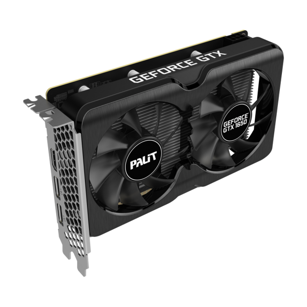 ვიდეო დაფა Palit GeForce GTX1650 GP, 4GB, 128Bit, HDMI, DP, Black