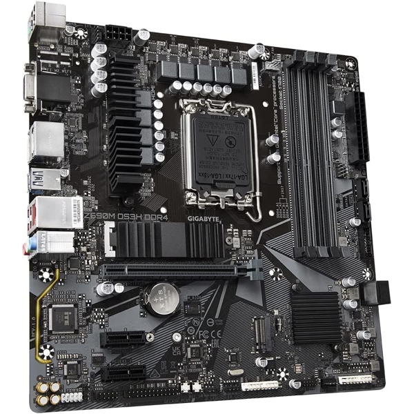 დედა დაფა Gigabyte GB-Z690M-DS3H, LGA 1700, DDR4, DIMM, 128GB