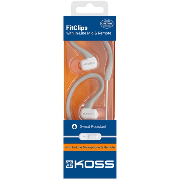 ყურსასმენი Koss 194887.101, Wired, In-ear Headphones, Microphone, 3.5mm, Grey