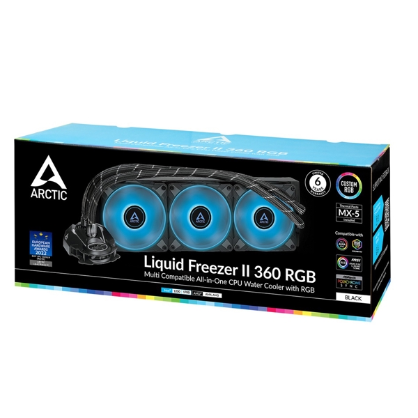 ქულერი Arctic ACFRE00100A, RGB, 120mm, 1800RPM, Cooler, Black