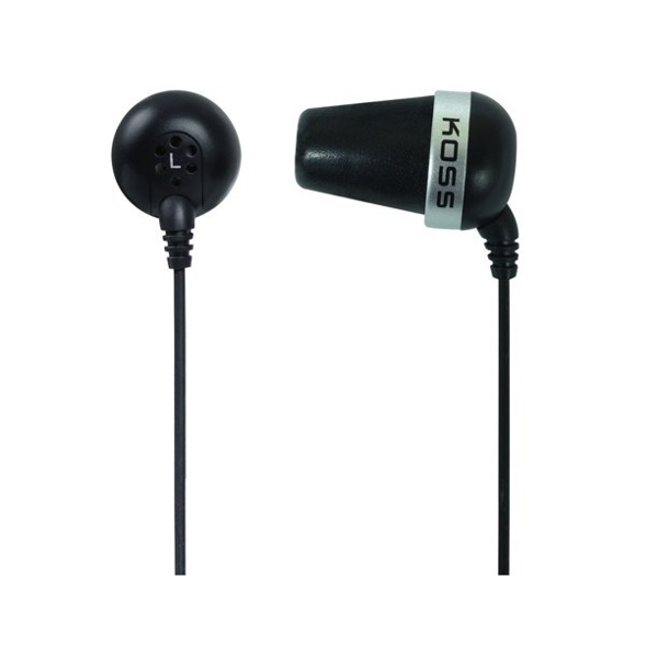 ყურსასმენი Koss 196635.101, Wired, In-ear Headphones, 3.5mm, Black