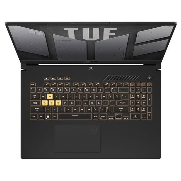 ნოუთბუქი Asus FX707ZM-HX046 TUF F17, 17.3", i7-12700H, 16GB, 1TB SSD, RTX3060 6GB, Grey