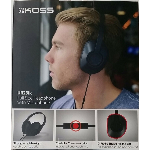 ყურსასმენი Koss 195083.101, Wired, Professional Headset, 3.5mm, Black