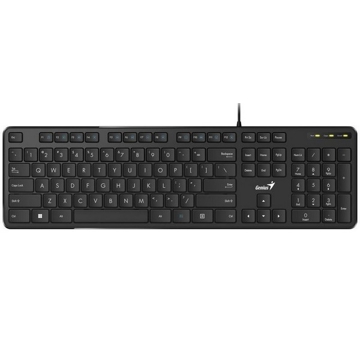 კლავიატურა Genius SlimStar M200, Wireless, USB, Office Keyboard, Black