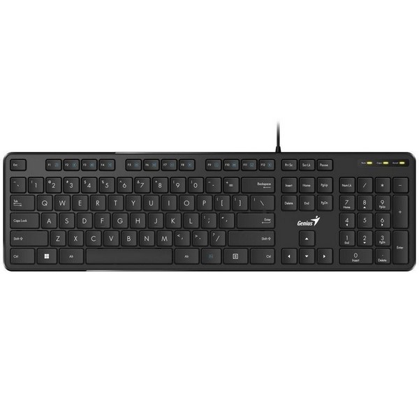 Genius SlimStar M200, Wireless, USB, Office Keyboard, Black