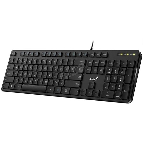 Genius SlimStar M200, Wireless, USB, Office Keyboard, Black