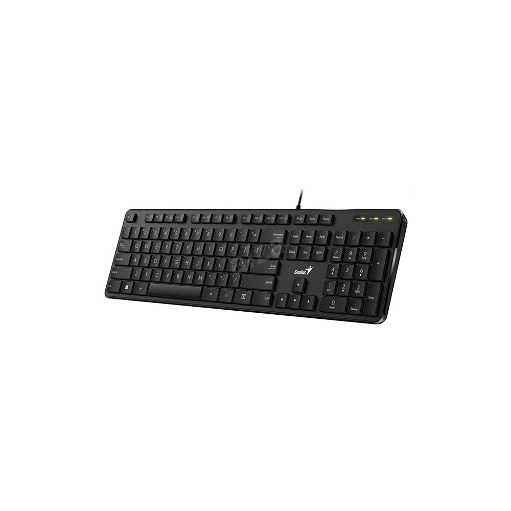 კლავიატურა Genius SlimStar M200, Wireless, USB, Office Keyboard, Black