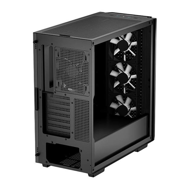 ქეისი Deepcool CG560, Computer Case, MidT, ATX, Mini-ITX, Micro-ATX, E-ATX, 2xUSB 3.0, Black