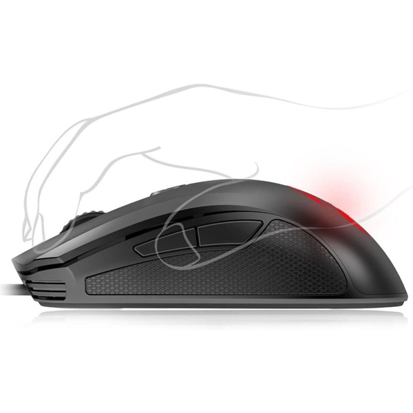 მაუსი Genius X-G600, Wired, Gaming Mouse, USB, Black