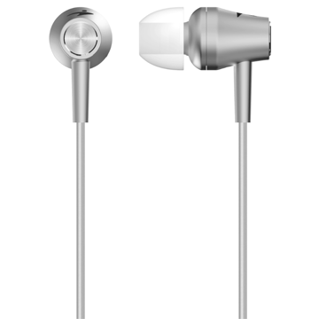 ყურსასმენი Genius HS-M360, Wired, In-Ear Headphones, Microphone, Silver