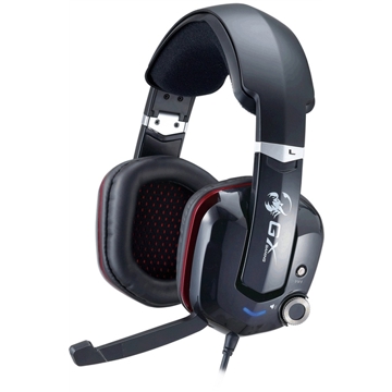 ყურსასმენი Genius HS-G700V, Full-Size Headphone for PC gaming, USB, Black