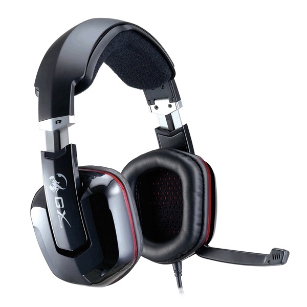 ყურსასმენი Genius HS-G700V, Full-Size Headphone for PC gaming, USB, Black