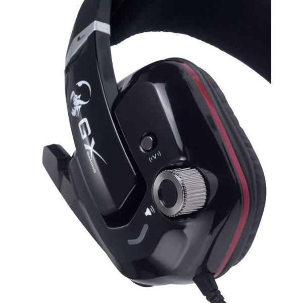 ყურსასმენი Genius HS-G700V, Full-Size Headphone for PC gaming, USB, Black