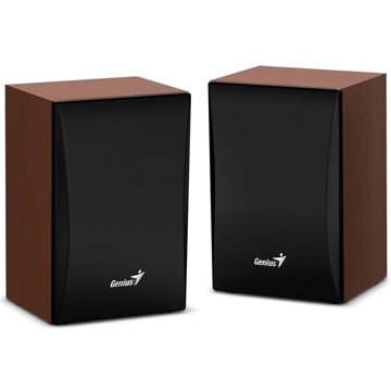 დინამიკი Genius SP-HF380BT,  Bluetooth Stereo Speakers, 3W, USB, 3.5mm, Brown