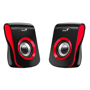 Genius SP-Q180, Speakers, 6W, USB, 3.5mm, Red