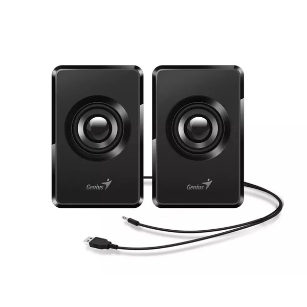 Genius SP-U125, Speakers, USB, 3W, 3.5mm, Black