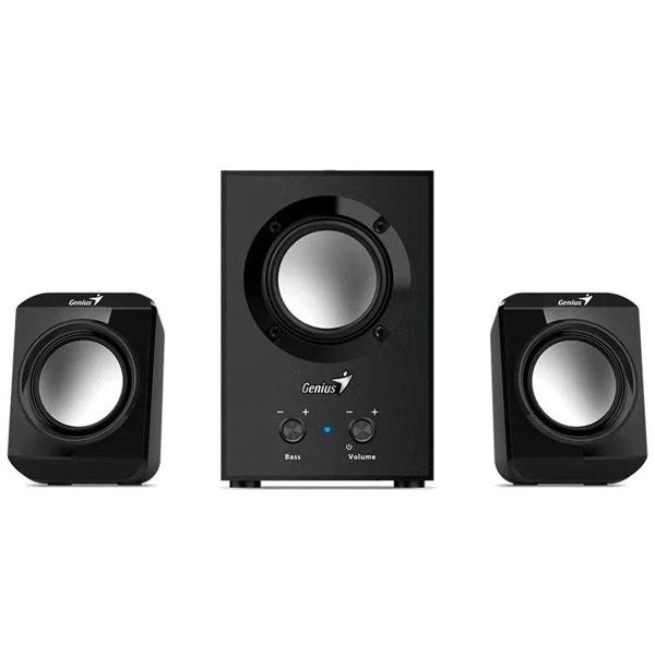 დინამიკი Genius SW-2.1 300, 2.1 Speakers with Subwoofer, 100-240V/10W, 3.5mm, Black