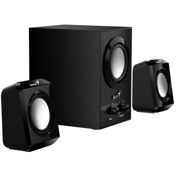 დინამიკი Genius SW-2.1 300, 2.1 Speakers with Subwoofer, 100-240V/10W, 3.5mm, Black