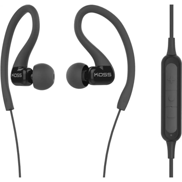 ყურსასმენი Koss 196651, Wired, In-Ear Headphones, Bluetooth, Black