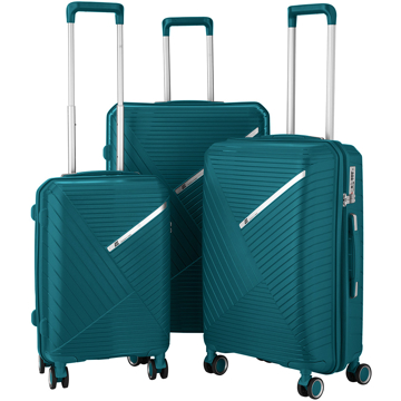 სამოგზაურო ჩანთა 2E 2E-SPPS-SET3-AM, 3in1, Suitcases, Aqua Marine