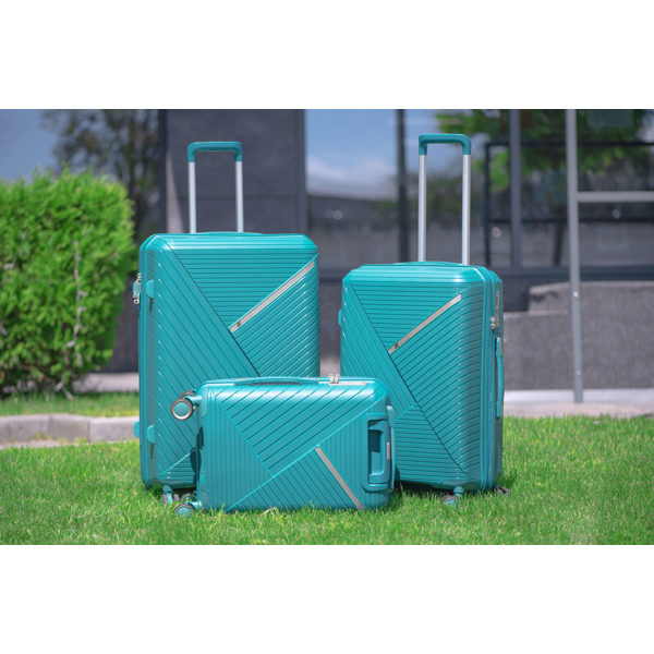 2E 2E-SPPS-SET3-AM, 3in1, Suitcases, Aqua Marine