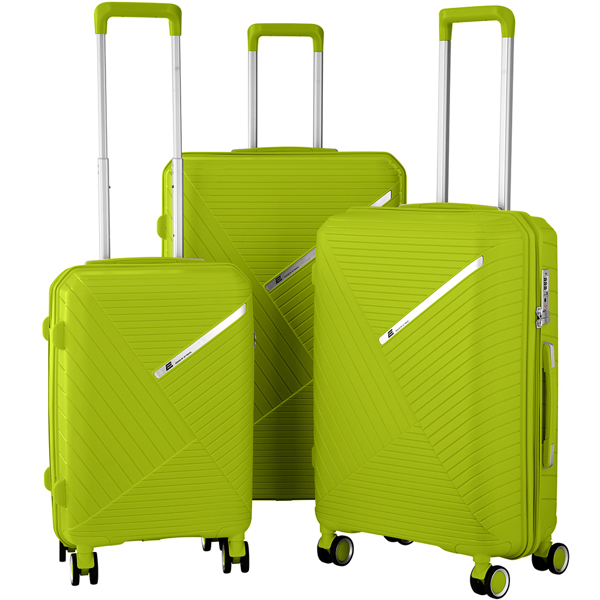 სამოგზაურო ჩანთა 2E 2E-SPPS-SET3-GR, 3in1, Suitcases, Green