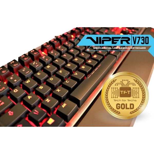 კლავიატურა Patriot Viper V730, Wired, LED, USB, Gaming Keyboard, Black