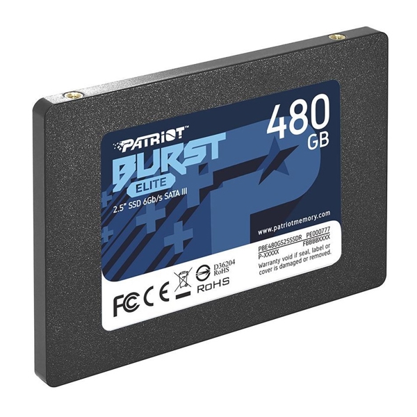 მყარი დისკი Patriot PBE480GS25SSDR, 480GB, 2.5", Hard Drive